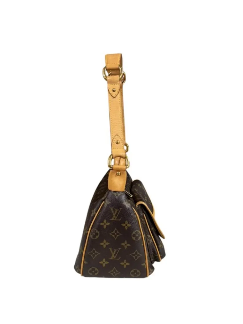 Louis Vuitton Tikal GM Monogram Shoulder Bag Canvas Brown Vintage